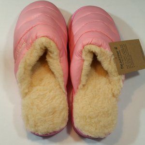 BearPaw Pink Puffy/Plush Slippers/Slides/Shoes/Warm- Size 11